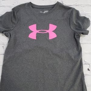 Under Armour gray short sleeve tee youth medium